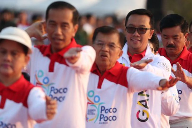 Presiden Jokowi: Selamat Berpoco-poco Semoga Kita Semua Sehat