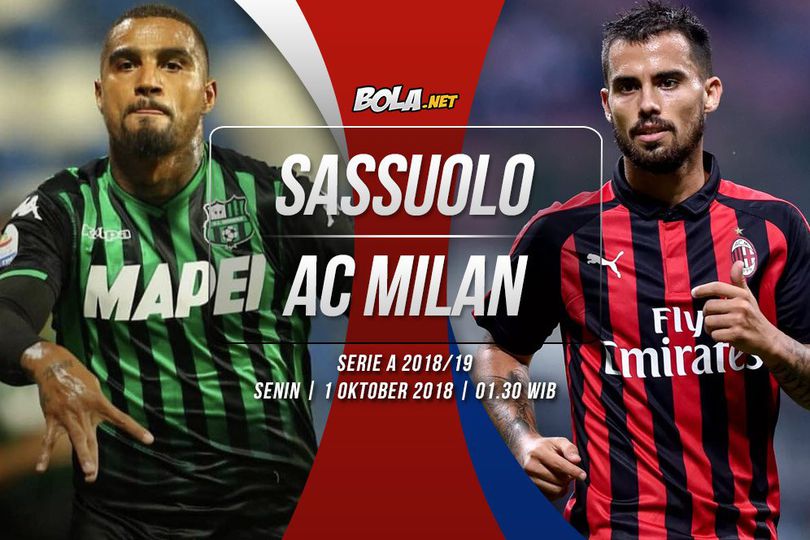 Data dan Fakta Serie A: Sassuolo vs AC Milan