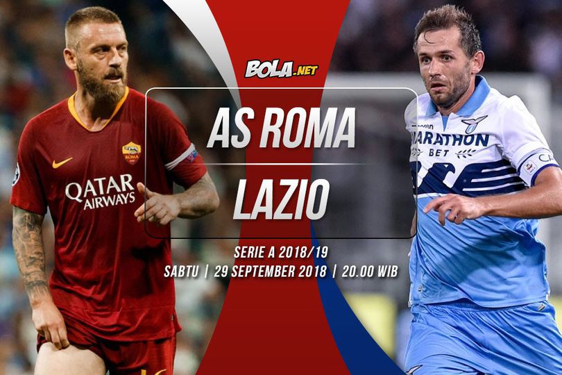 Data dan Fakta Serie A: AS Roma vs Lazio