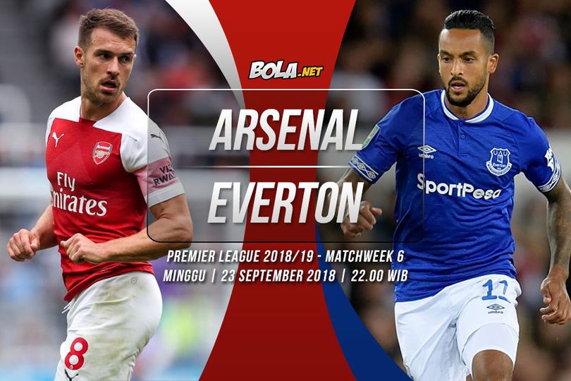 Prediksi Arsenal vs Everton 23 September 2018