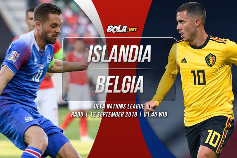 Prediksi Islandia vs Belgia 12 September 2018