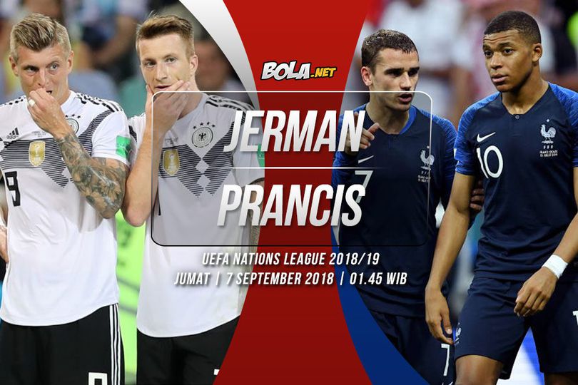 Prediksi Jerman vs Prancis 7 September 2018