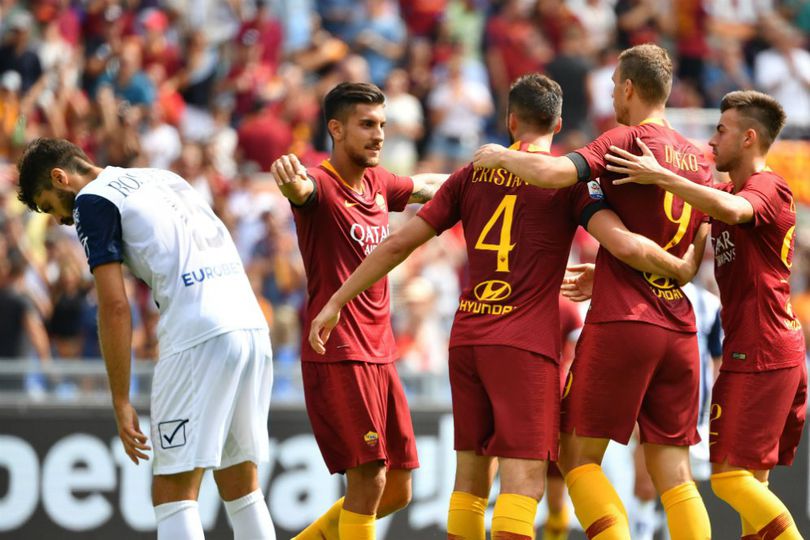 Hasil Pertandingan AS Roma vs Chievo: Skor 2-2