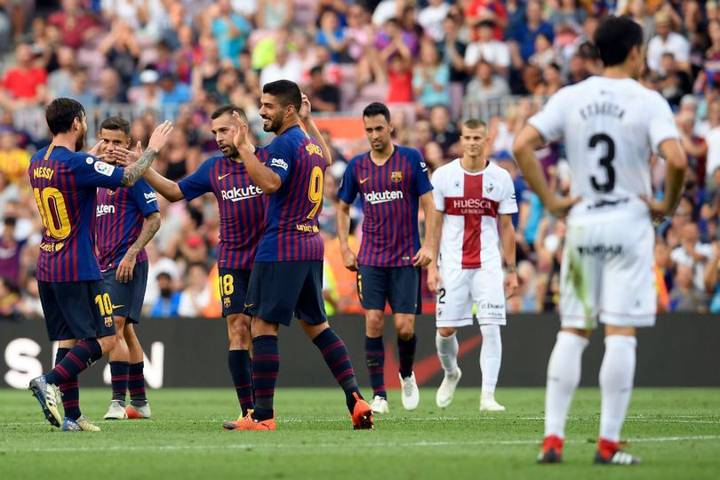 Hasil Pertandingan Barcelona vs Huesca: Skor 8-2