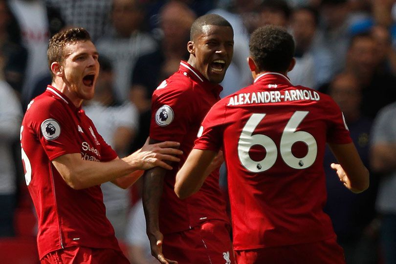 Catatan Laga Tottenham Hotspur vs Liverpool: Pertama untuk Wijnaldum