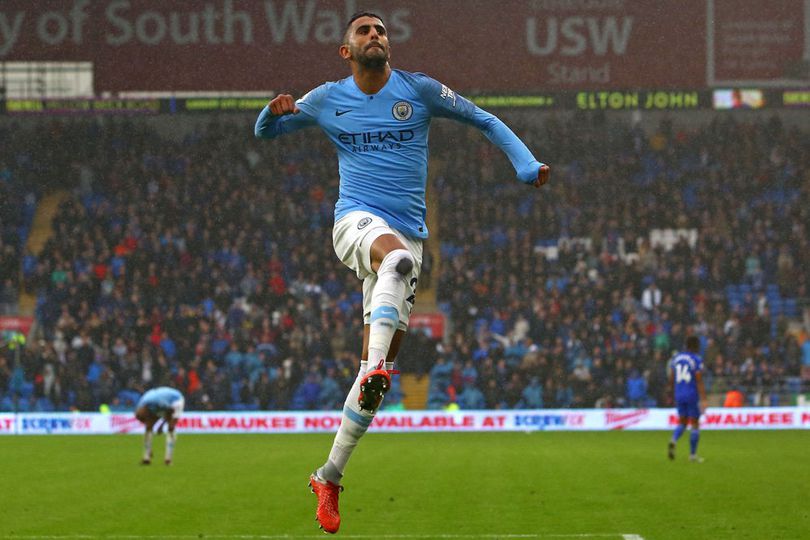 Cetak Dua Gol, Mahrez Mengaku Mulai Nyaman di Man City