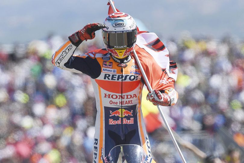 Bos Honda Puji 'Kenekatan' Marquez di MotoGP Aragon Bos Honda Puji 'Kenekatan' Marquez di MotoGP Aragon