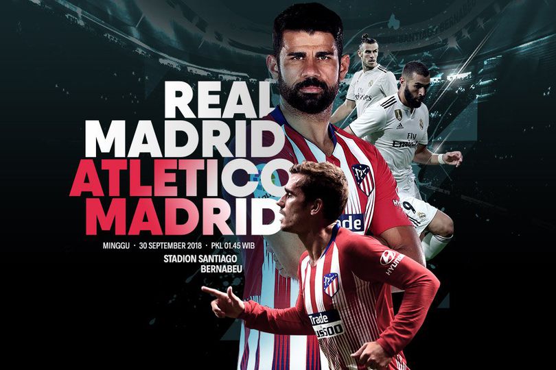 Prediksi Real Madrid vs Atletico Madrid 30 September 2018