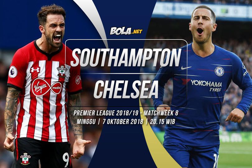 Prediksi Southampton vs Chelsea 7 Oktober 2018