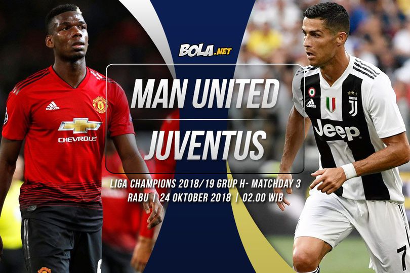 Data dan Fakta Liga Champions: Manchester United vs Juventus