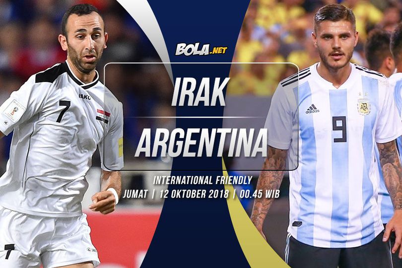 Prediksi Irak vs Argentina 12 Oktober 2018