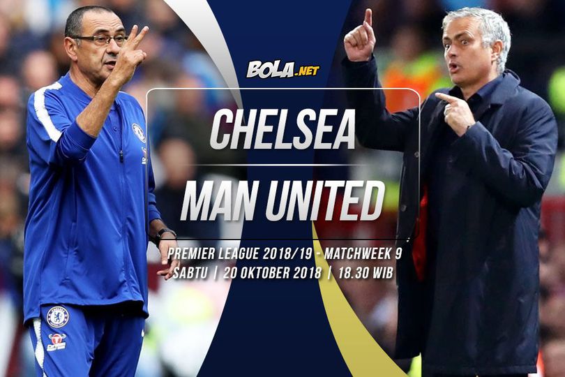 Data dan Fakta Premier League: Chelsea vs Manchester United