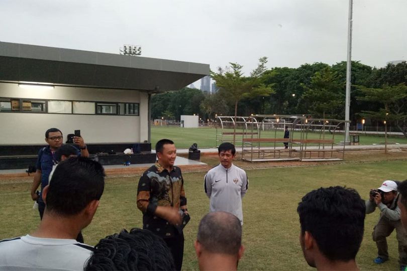 Kunjungi Latihan, Menpora Ingin Melihat Timnas U-19 Lolos ke Piala Dunia U-20