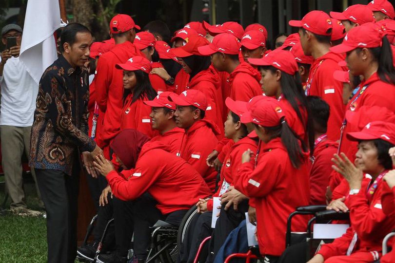 Presiden Jokowi Bicara Target Indonesia di Asian Para Games 2018