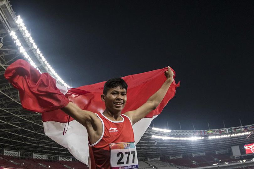 Sapto Yogo Sumbang Emas Kedelapan untuk Indonesia di Asian Para Games 2018