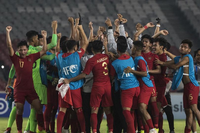 Lolos Perempat Final Piala AFC U-19, Indonesia Akhiri Penantian 40 Tahun