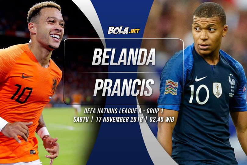 Prediksi Belanda vs Prancis 17 November 2018