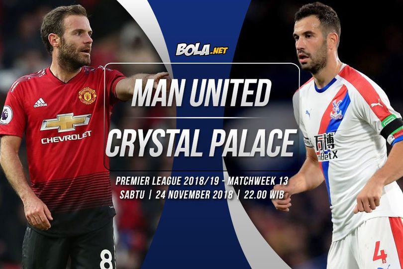 Data dan Fakta Premier League: Manchester United vs Crystal Palace