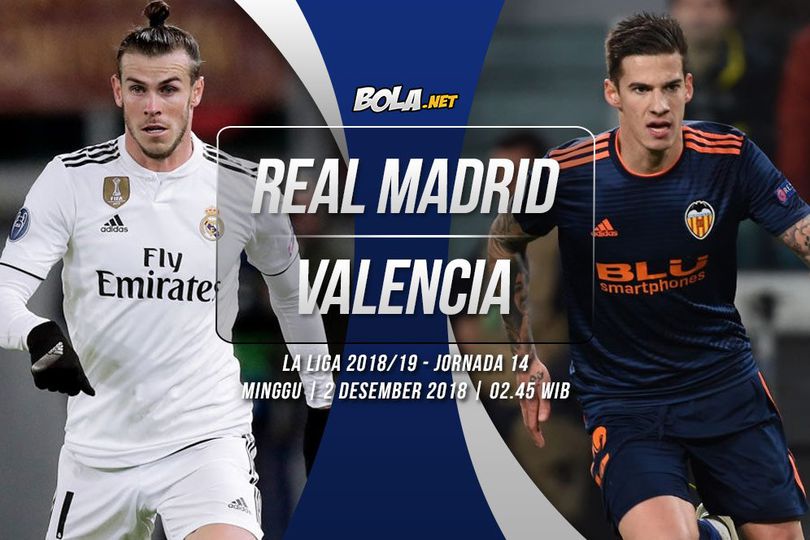 Live Streaming La Liga di SCTV: Real Madrid vs Valencia