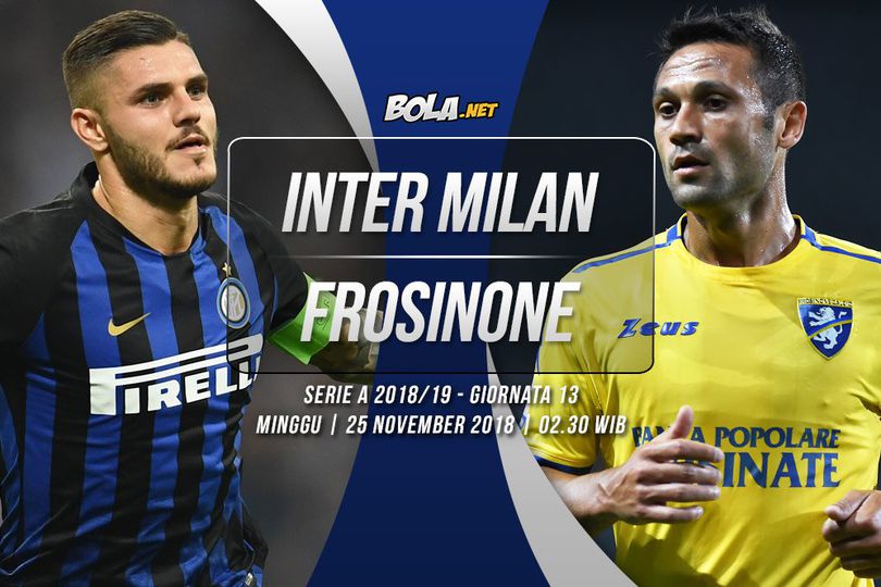 Prediksi Inter Milan vs Frosinone 25 November 2018