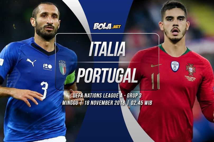 Prediksi Italia vs Portugal 18 November 2018