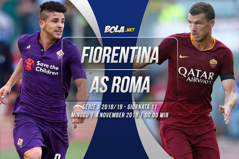 Prediksi Fiorentina vs AS Roma 4 November 2018