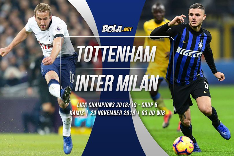 Prediksi Tottenham vs Inter Milan 29 November 2018