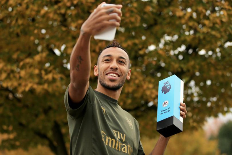 Aubameyang, Player of the Month Premier League Edisi Oktober