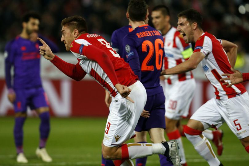 Hasil Pertandingan Red Star Belgrade vs Liverpool: Skor 2-0