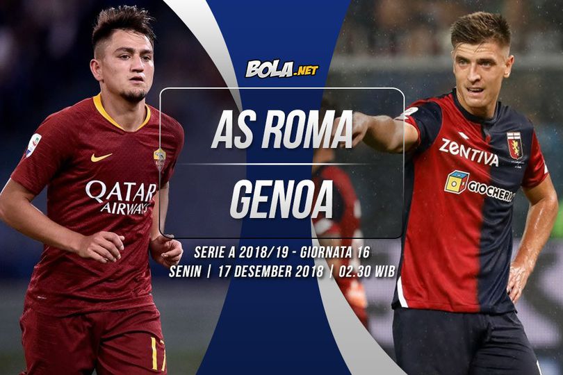 Prediksi AS Roma vs Genoa 17 Desember 2018