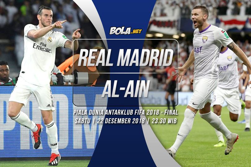 Prediksi Real Madrid vs Al-Ain 22 Desember 2018