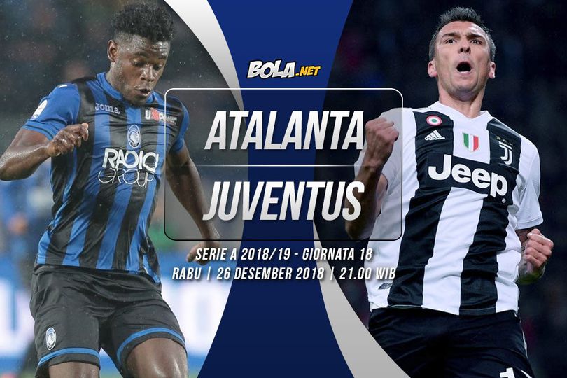 Prediksi Atalanta vs Juventus 26 Desember 2018