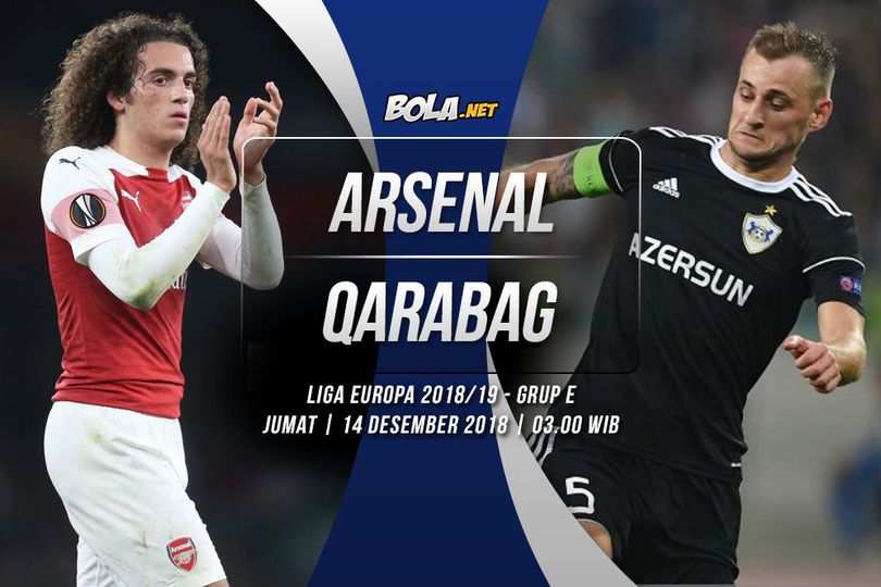 Prediksi Arsenal vs Qarabag 14 Desember 2018