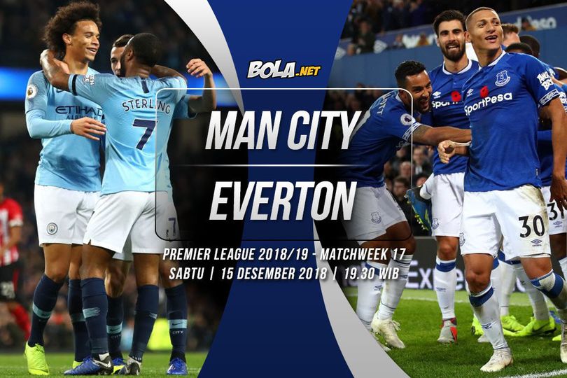 Data dan Fakta Premier League: Manchester City vs Everton