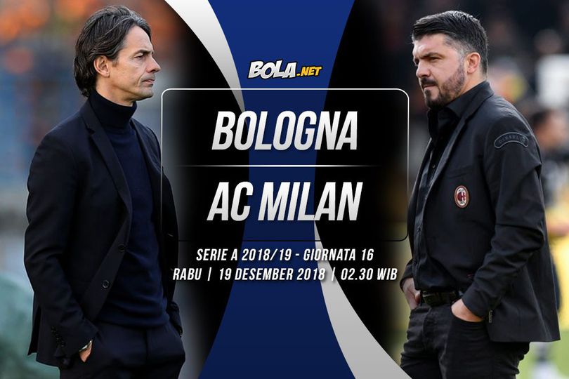 Data dan Fakta Serie A: Bologna vs AC Milan