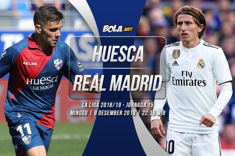 Prediksi Huesca vs Real Madrid 9 Desember 2018