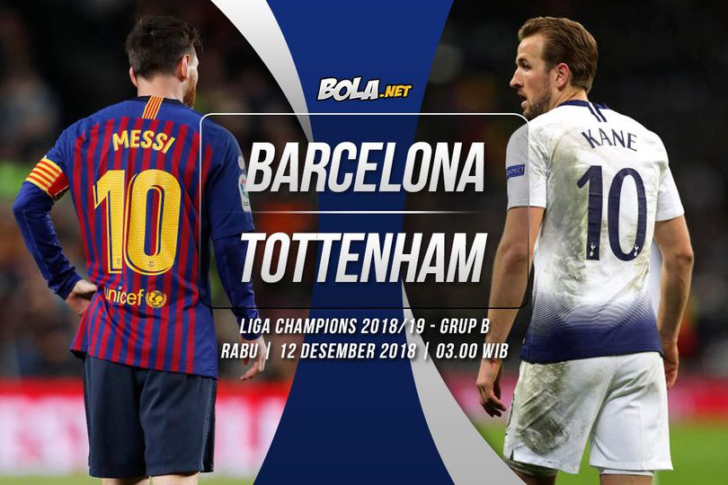 Data dan Fakta Liga Champions: Barcelona vs Tottenham