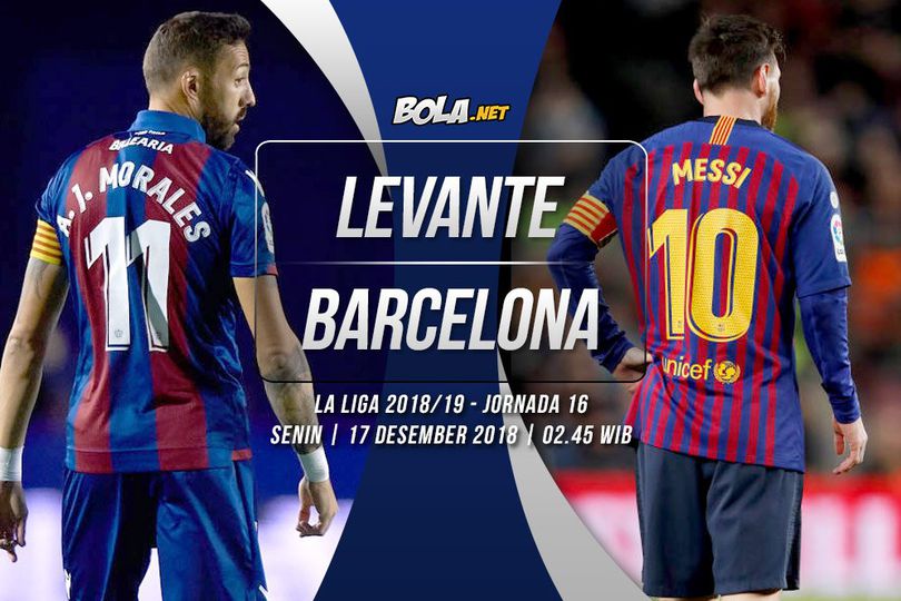 Data dan Fakta La Liga: Levante vs Barcelona