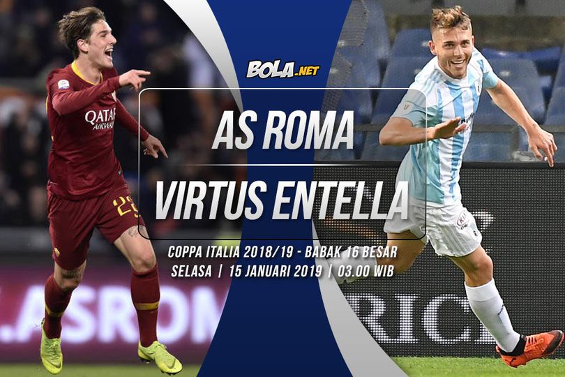 Prediksi AS Roma vs Virtus Entella 15 Januari 2019