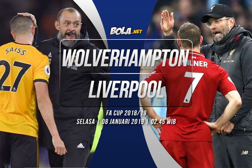 Prediksi Wolverhampton vs Liverpool 8 Januari 2019