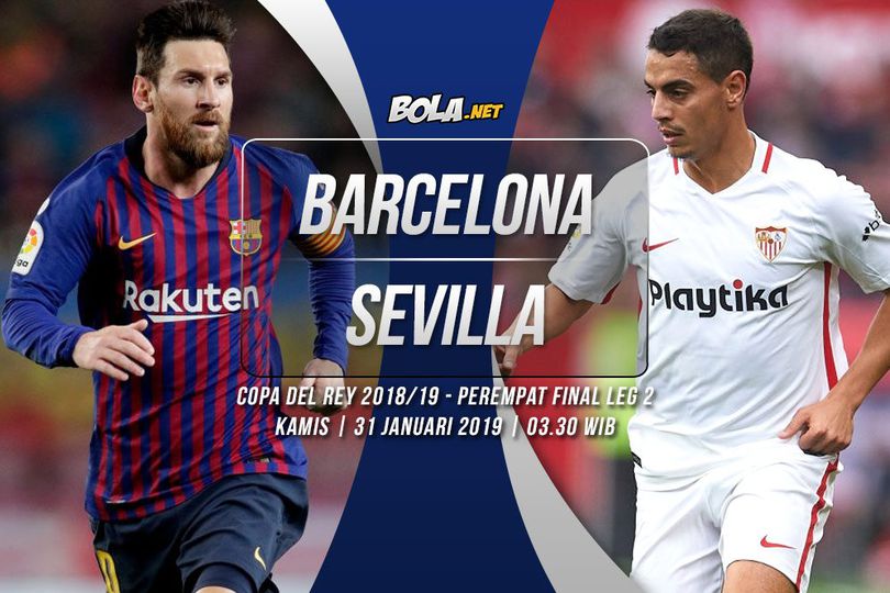 Prediksi Barcelona vs Sevilla 31 Januari 2019