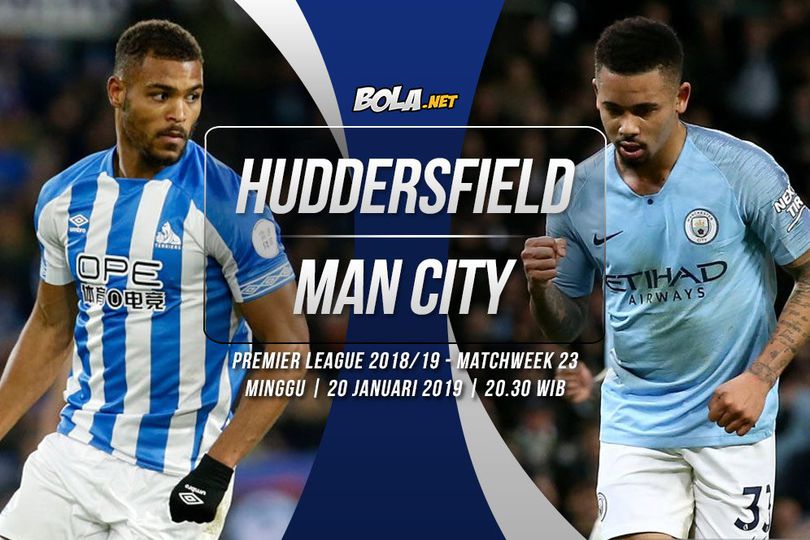 Prediksi Huddersfield Town vs Manchester City 20 Januari 2019