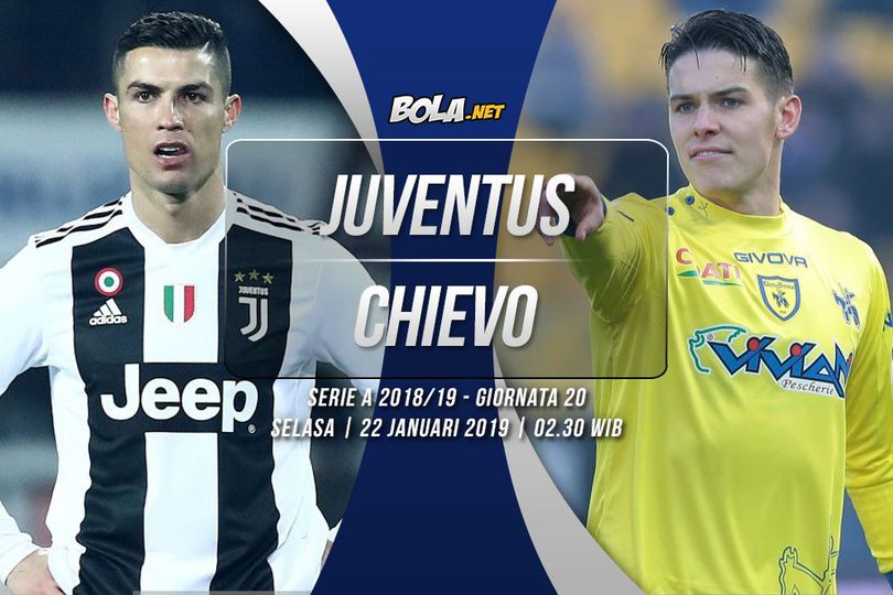 Data dan Fakta Serie A: Juventus vs Chievo