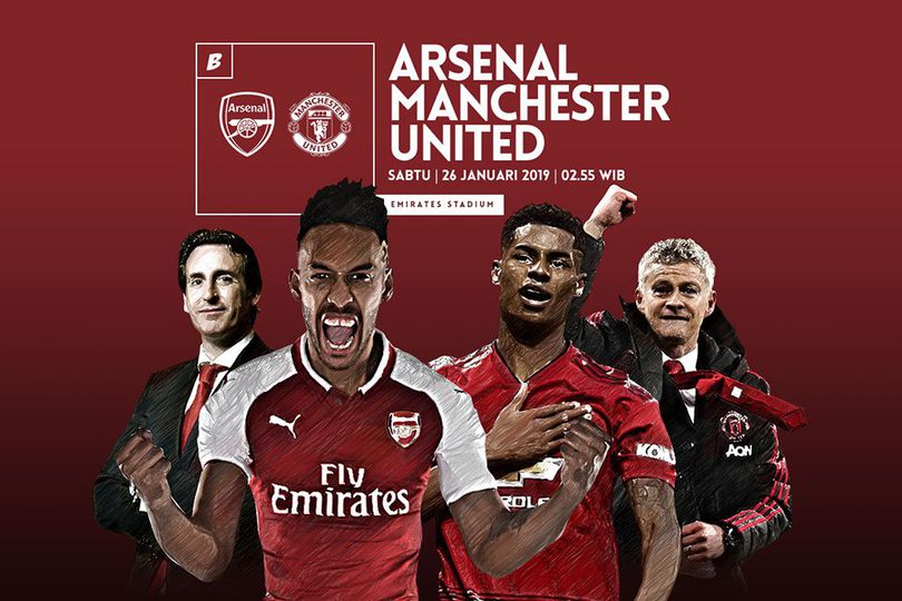 Prediksi Arsenal vs Manchester United 26 Januari 2019