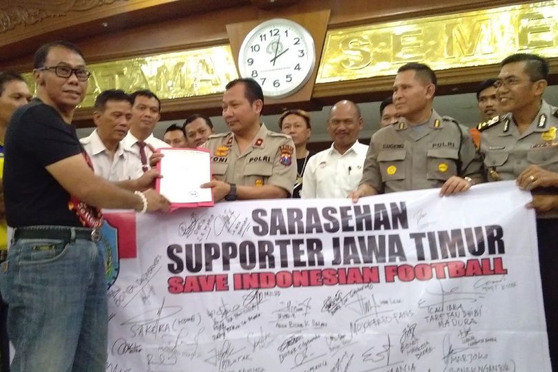 Polda Jatim Bentuk Satgas untuk Awasi Sepak Bola di Jawa Timur