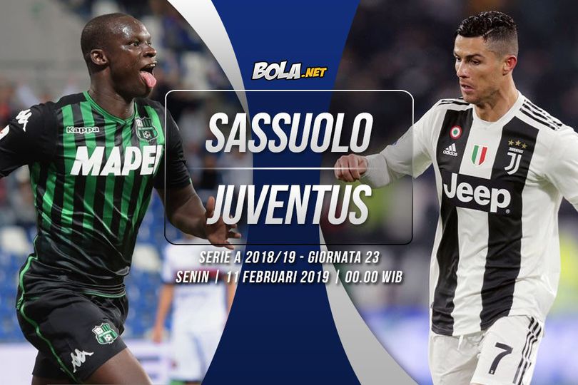 Prediksi Sassuolo vs Juventus 11 Februari 2019