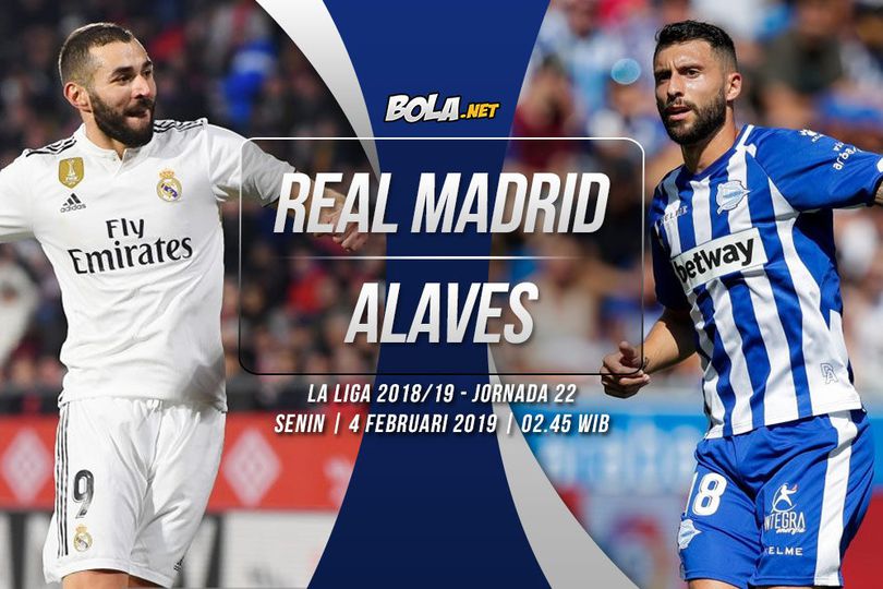 Live Streaming La Liga di SCTV: Real Madrid vs Alaves