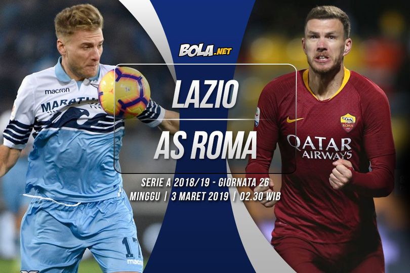 Data dan Fakta Serie A: Lazio vs AS Roma