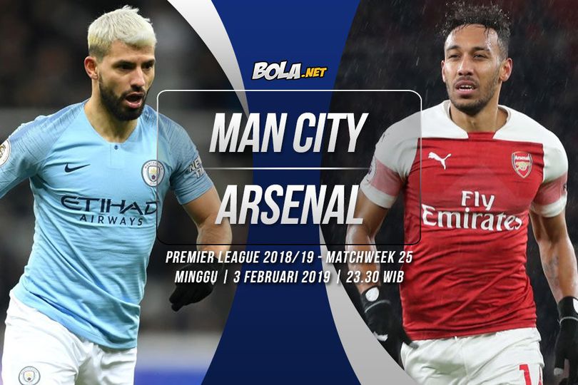 Data dan Fakta Premier League: Manchester City vs Arsenal