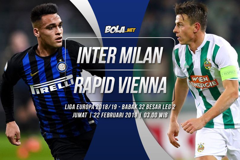 Prediksi Inter Milan vs Rapid Vienna 22 Februari 2019